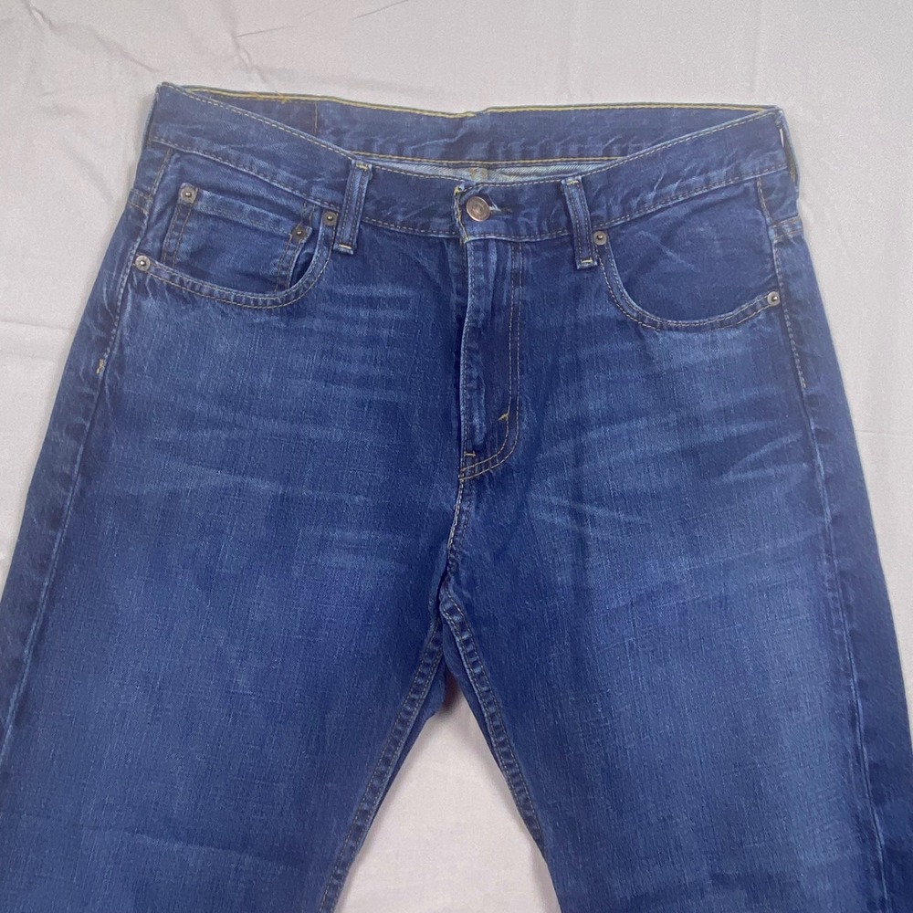Levi's 514 Straight Fit Jeans Mens 32x32 Blue Denim Classic Casual Workwear